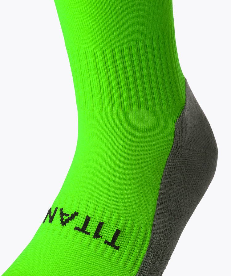 Green nike football socks best sale