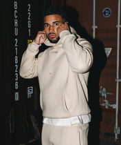 Athleisure Hoodie - Cream