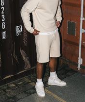 Athleisure Shorts - Cream
