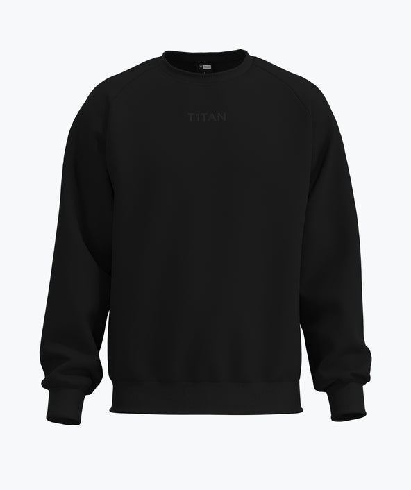 Athleisure Sweatshirt - Black