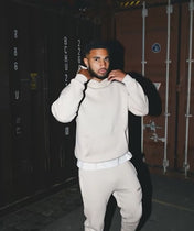 Athleisure Hoodie - Cream